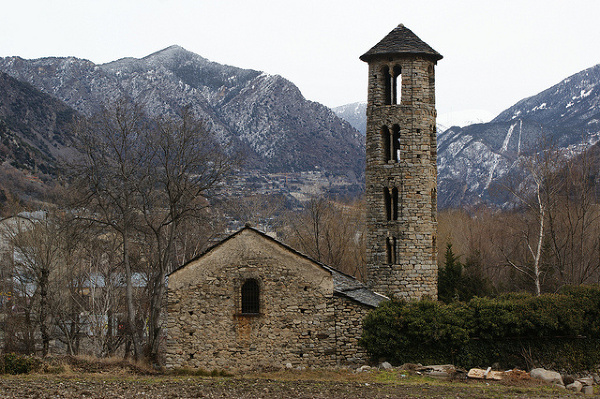 Kościół Santa Coloma w Andorra la Vella.