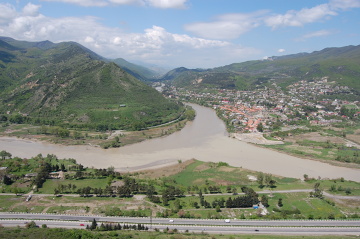 Ujście rzeki Aragwa do Mtkwari, Mchceta