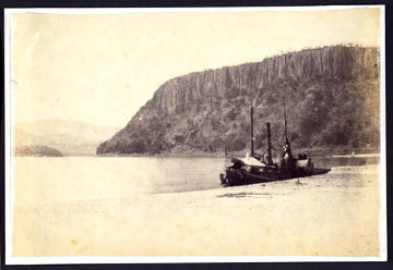 Statek, którym Livingstone chciał przepłynąć Zambezi
