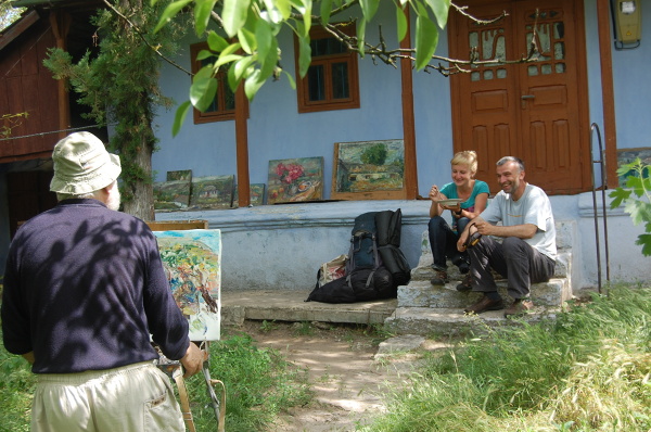 U artystów na plenerze