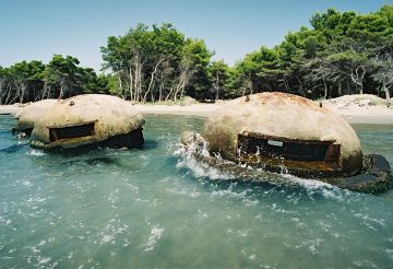 "Strzeżona" plaża.