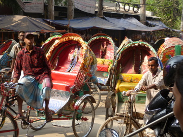 Dhaka – miasto riksz