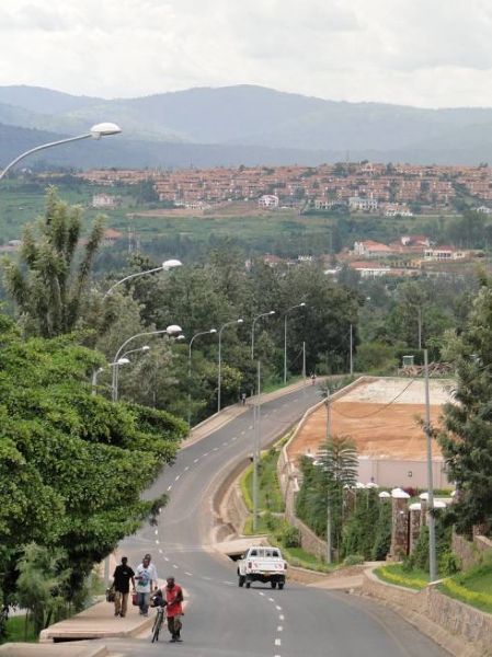 Widok na stolicę Rwandy – Kigali