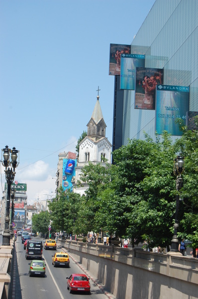 Ruchliwe centrum Bukaresztu