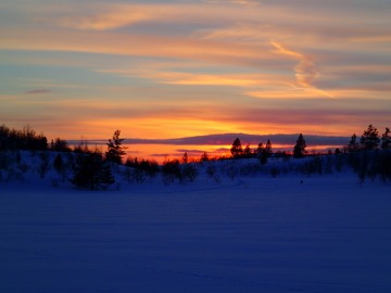 Park Narodowy Lemmenjoki, Laponia, Finlandia