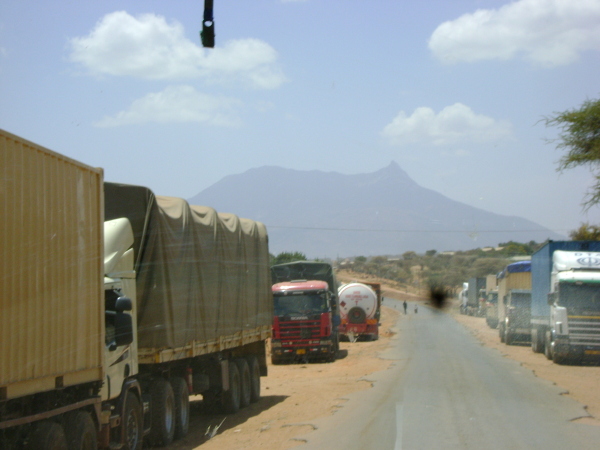 Droga w Tanzanii, po przekroczeniu granicy