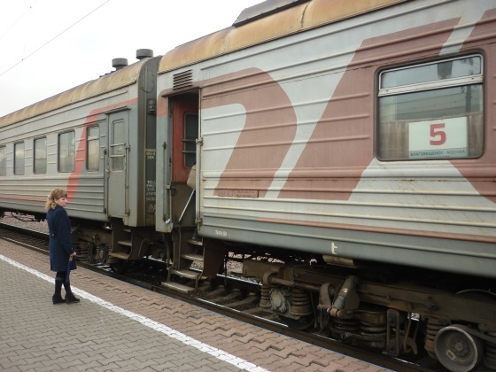 Wagon nr 5 pociągu z Moskwy do Irkucka