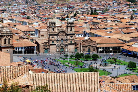 Cuzco z lotu ptaka