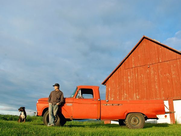 Typowa farma w Vermont, można tam odpocząć od hałasu wielkich miast.