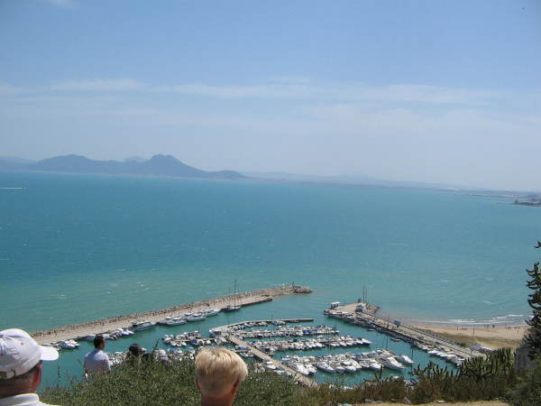 widok na port - Sidi Bou Said
