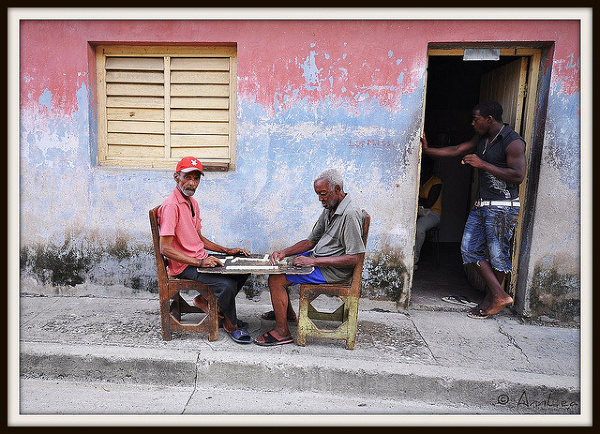 Narodowa rozrywka Kubańczyków - domino