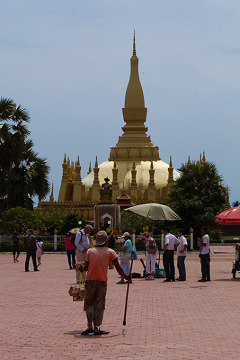 Świątynia Pha That Luang, Vientiane, Laos