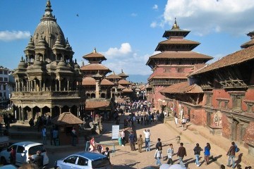 Wysiedliśmy prosto z samolotu na lotnisku w Kathmandu i od razu zabieramy się do eksploracji unikalnych zabytków. Durbar Square. fot. Doug Letterman http://www.flickr.com/photos/dougletterman/5241004955/ (CC BY 2.0)