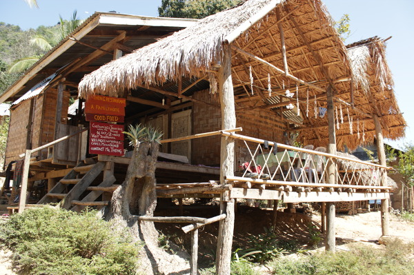 Bambusowy hostel Ban Na.