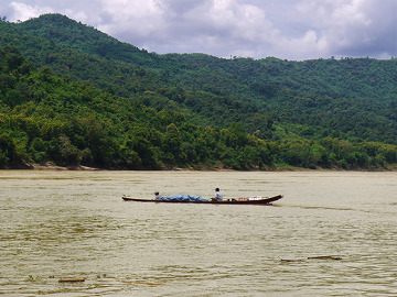 Spływ rzeką Mekong, Laos