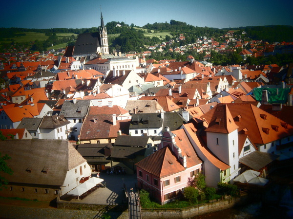 Stare miasto w Czeskim Krumlowie