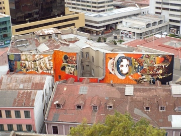 Valparaiso- miasto murali