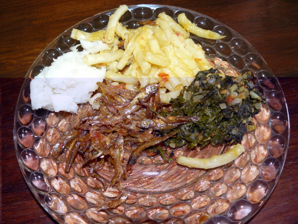 Tradycyjne danie kuchni zambijskiej