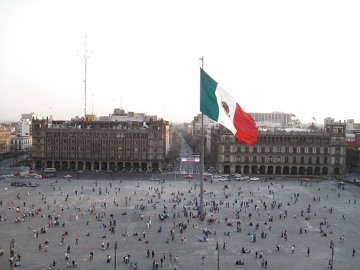 Zócalo w mieście Meksyku.