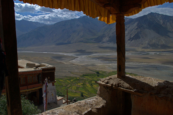 Widok z klasztoru w Karshy