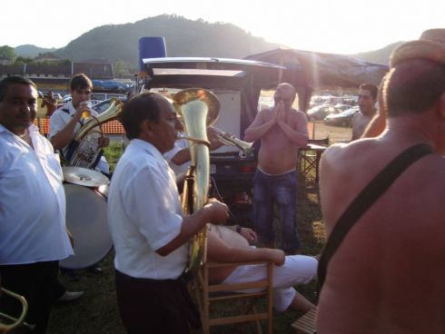 Rozgrzewka przed występem