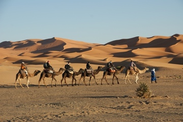 Merzouga / Wydmy pustyni Irk asz-Szabbi