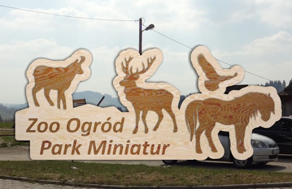 Projekt logo Mini Zoo w chochołowskim skansenie