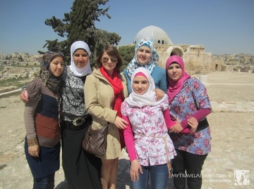 Marysia w Ammanie, Jordania 