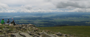 Beskid Żywiecki. Widok z Babiej Góry.