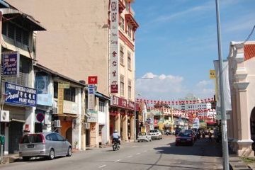 Chińska dzielnica w Georgetown, głównym mieście na wyspie Penang