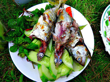KUCHNIA. Ryby i zioła, kolejny nieodłączny element khmerskiej kuchni.
