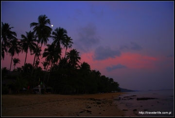 Zachód słońca na Wyspie Słonia