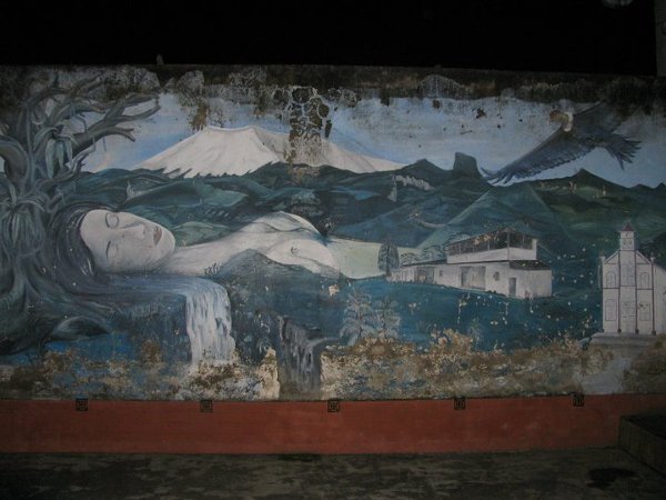Mural z Pachamamą - Matką Ziemią, Coconuco