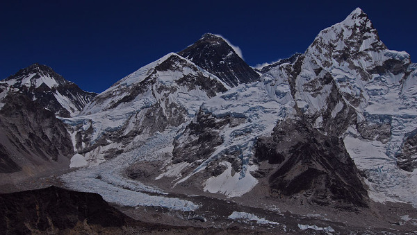Everest i lodowiec Khumbu