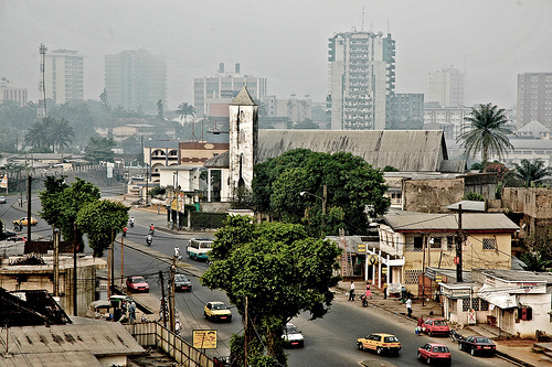 widok na Douala 