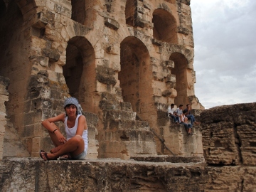 Kasia Stolarek. Colloseum w Tunezji